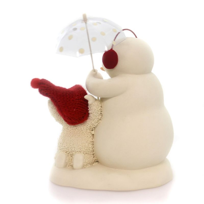 Dept 56 Snowbabies I've Got You Covered Snowman Umbrella  -  Decorative Figurines