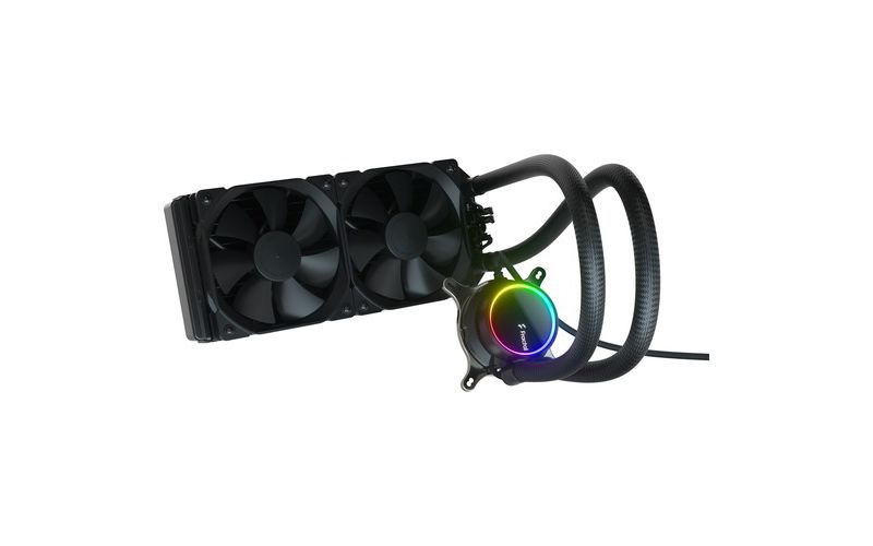 Fractal Design Celsius+ S24 Cooling Fan/Radiator/Pump - 2 x 120 mm - 87.6 CFM - 32.2 dB(A) Noise - Liquid Cooler Cooler - LLS Bearing