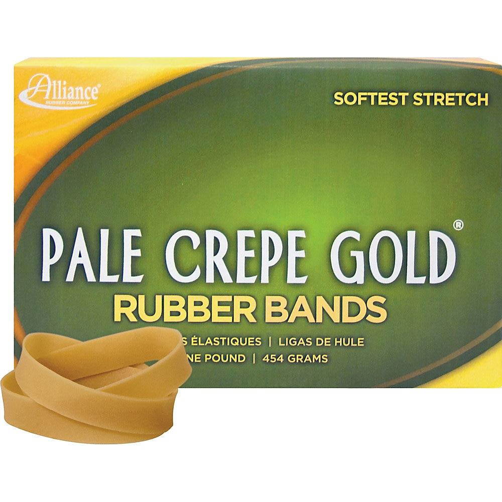 Alliance Rubber Pale Crepe Gold Rubber Band 320 EA/BX