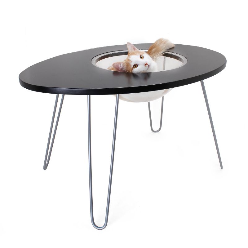 Hauspanther NestEgg Cat Lounge - Black
