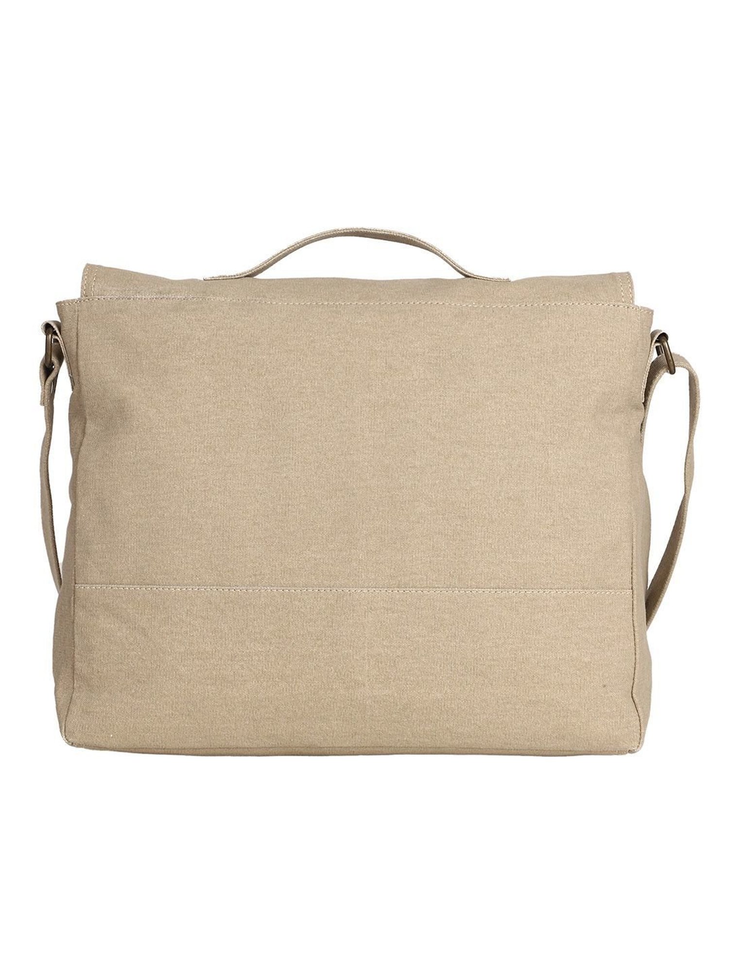 Mona B 12 Ltrs Beige Medium Laptop Messenger Bag