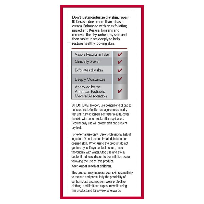 Kerasal Intensive Foot Repair Ointment - 1oz