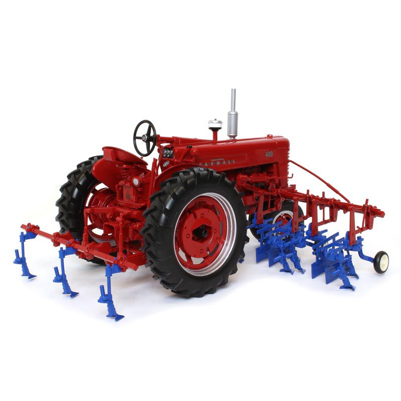 International Harvester Farmall 400 Tractor with Four Row Cultivator "Classic Series" 1/16 Diecast Model by Speccast