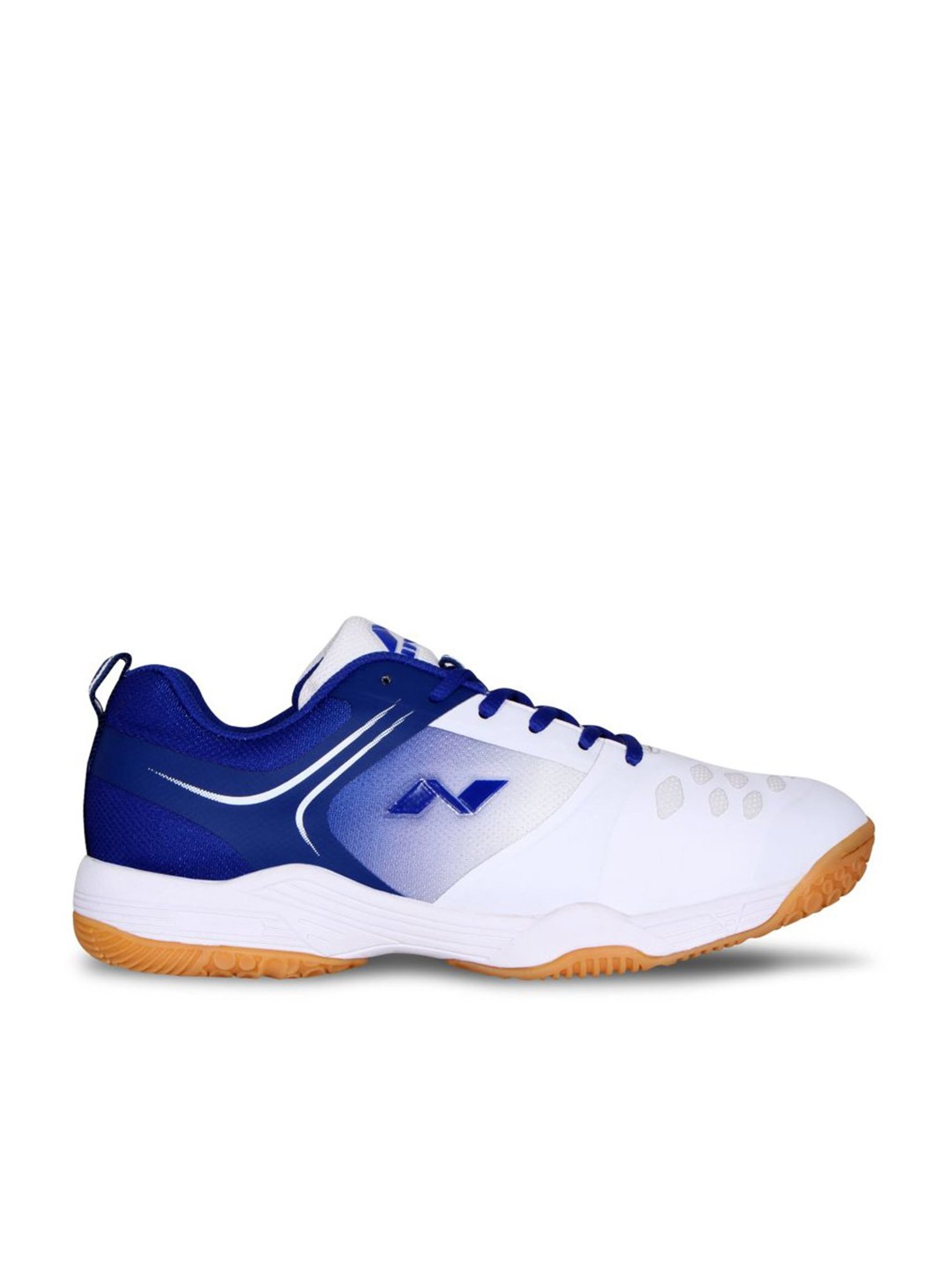 Nivia Men's Hy-court 2.0 White Badminton Shoes