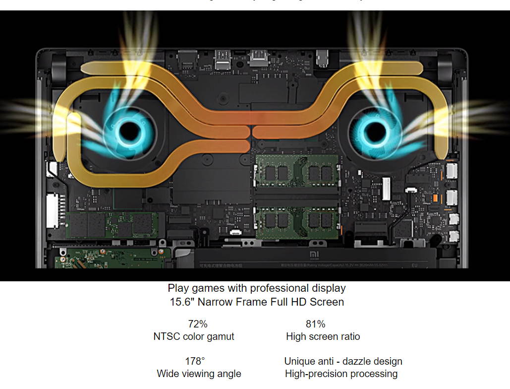 Xiaomi Mi Gaming Notebook 2019 Laptop 15.6 inch Intel Core i5-9300H/i7-9750H GeForce GTX 1660Ti/RTX2060