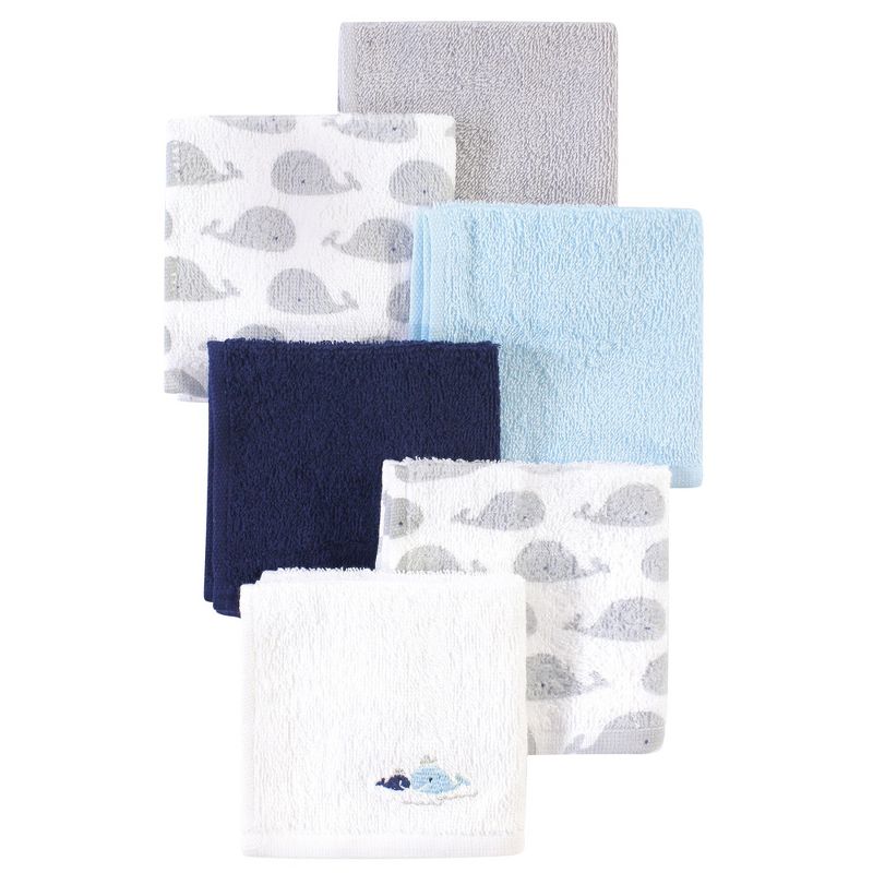 8pc Ria Turkish Cotton Washcloth Set Aqua - Enchante Home