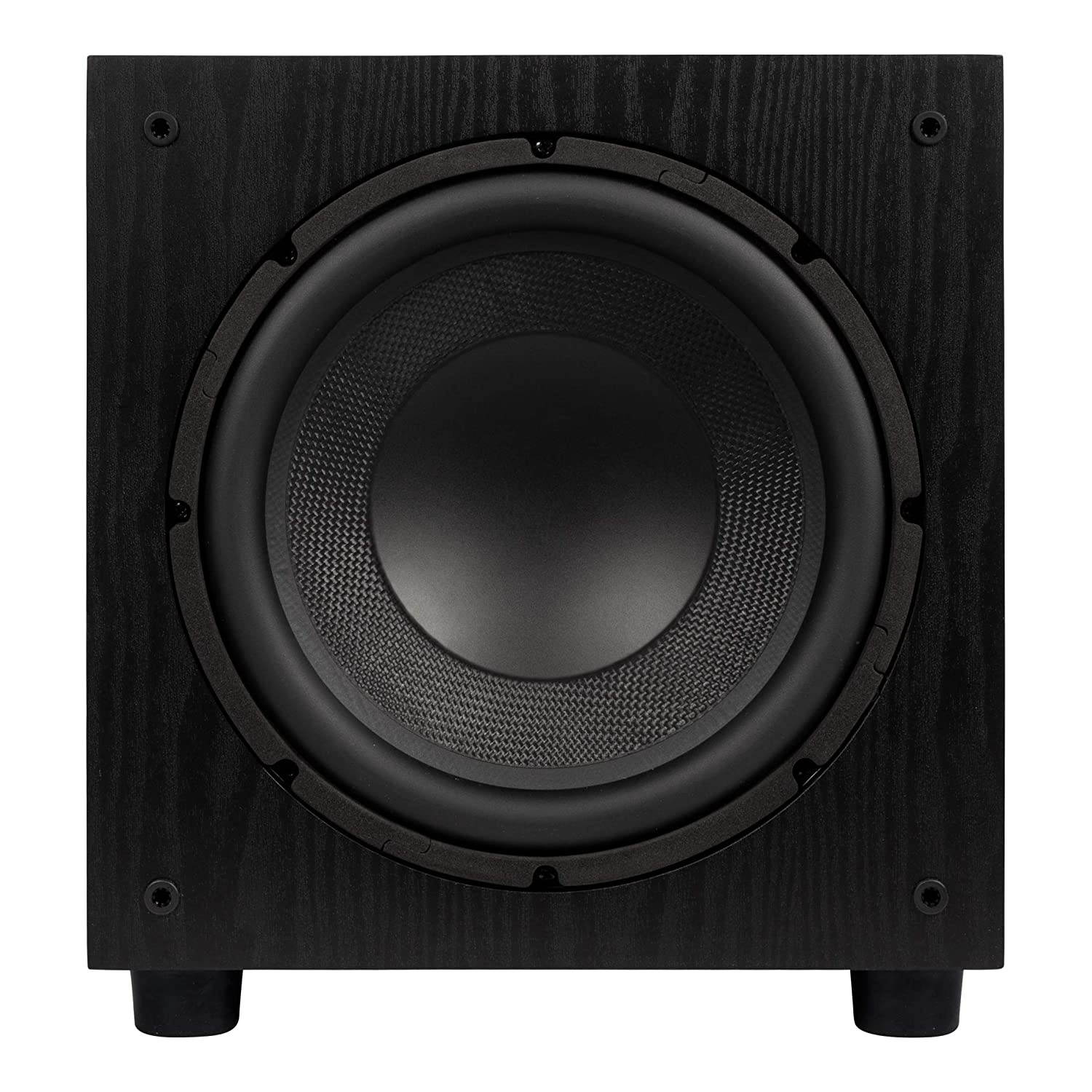 Elac SUB1010 120 Watt 10" Powered Subwoofer, Black, SUB1010-BK