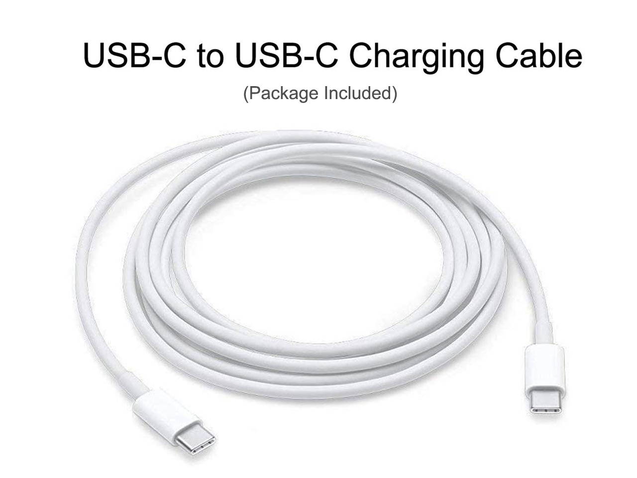 87W USB-C Charger, Fast Charging Power Adapter Replace for Apple 87W MNF82LL/A, 61W MNF72LL/A, 29W MJ262LL/A PD USB-C Macbook Charger A1708 A1719 AC Adapter with Connector Type C Charging Cable