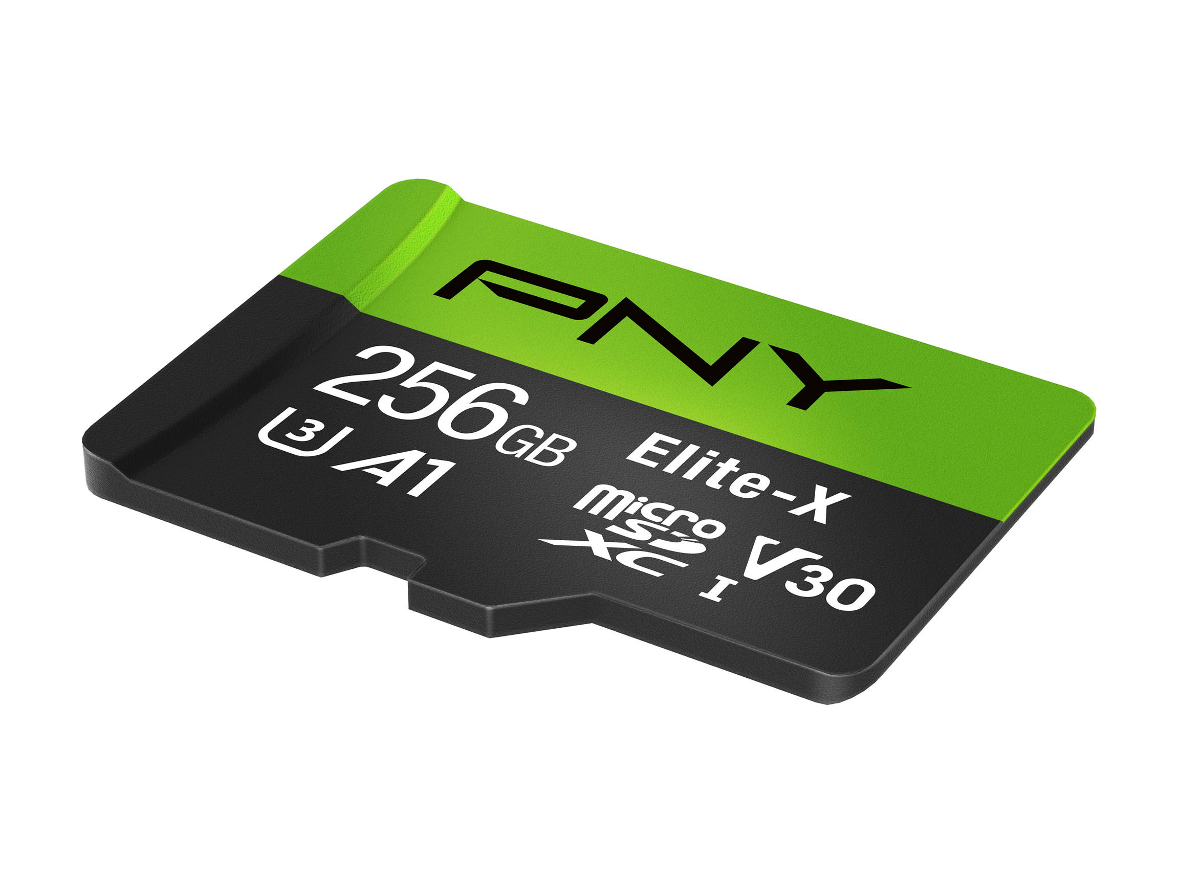 PNY 256GB Elite-X microSDXC UHS-I/U3 Class 10 Memory Card with Adapter, Speed Up to 100MB/s (P-SDU256U3100EX-GE)