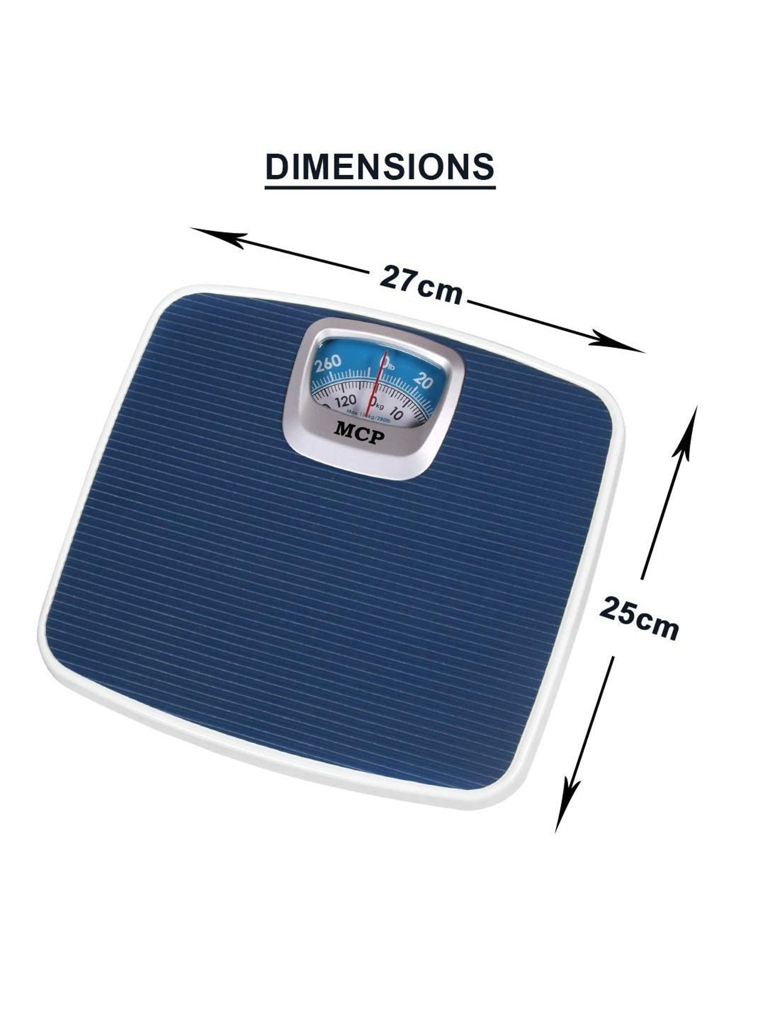 MCP Deluxe Analog Weighing Scale (Blue)