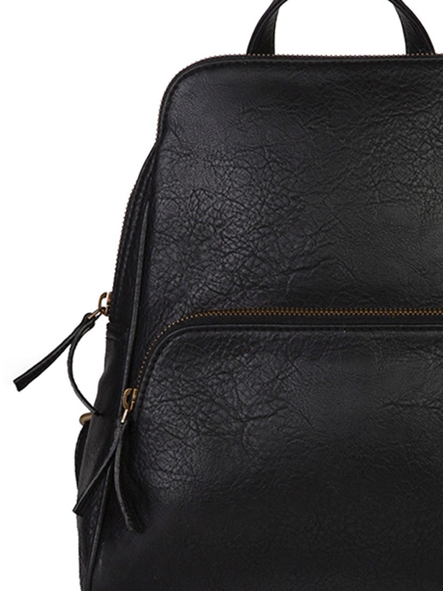 Mona B Black Small Backpack