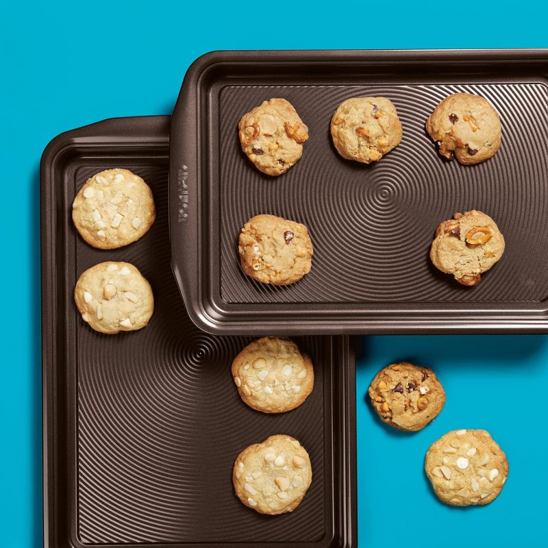 Circulon 2pc Nonstick Cookie Sheet Set Merlot