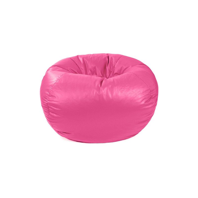Medium Vinyl Bean Bag Chair Pink - Gold Medal