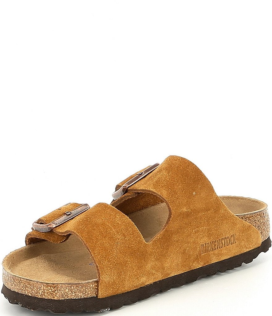 Birkenstock Women's Arizona Suede Dual Adjustable Buckle Strap Sandals