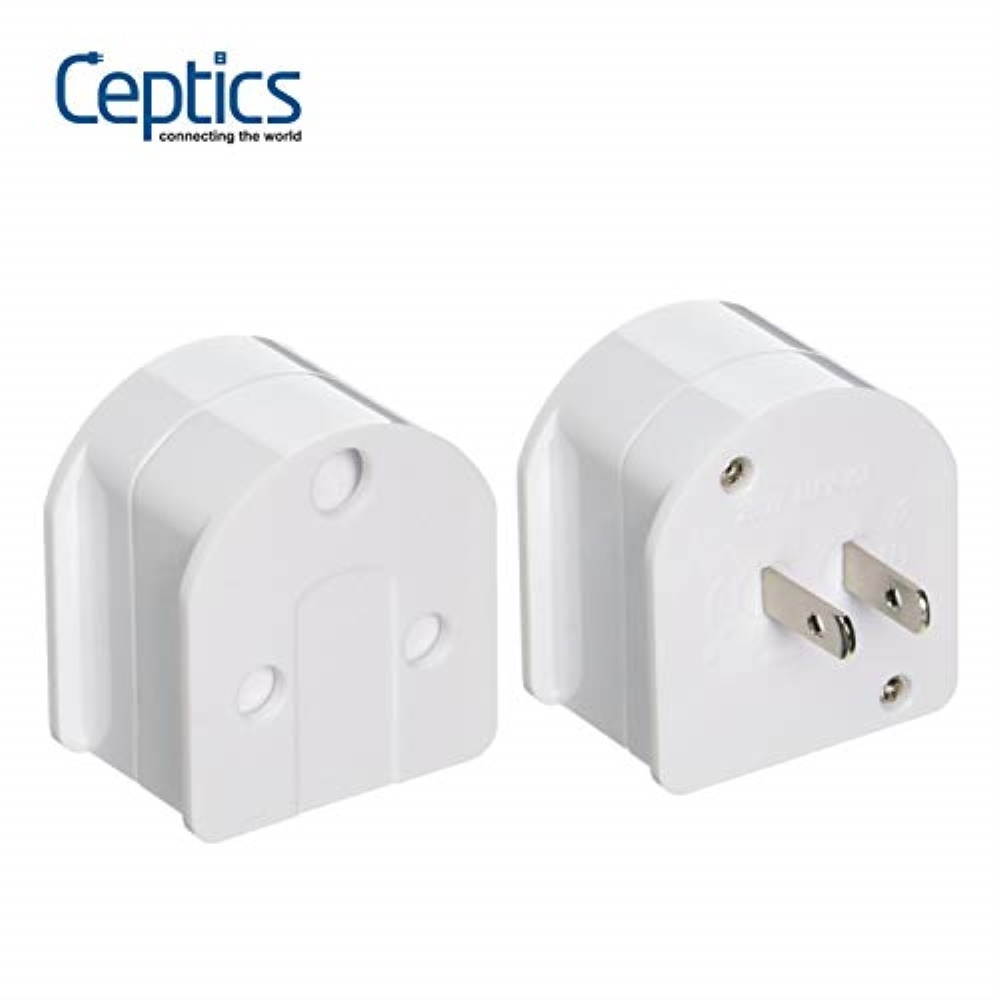 Ceptics Plug Adapter For Use In South Africa to USA/Australia