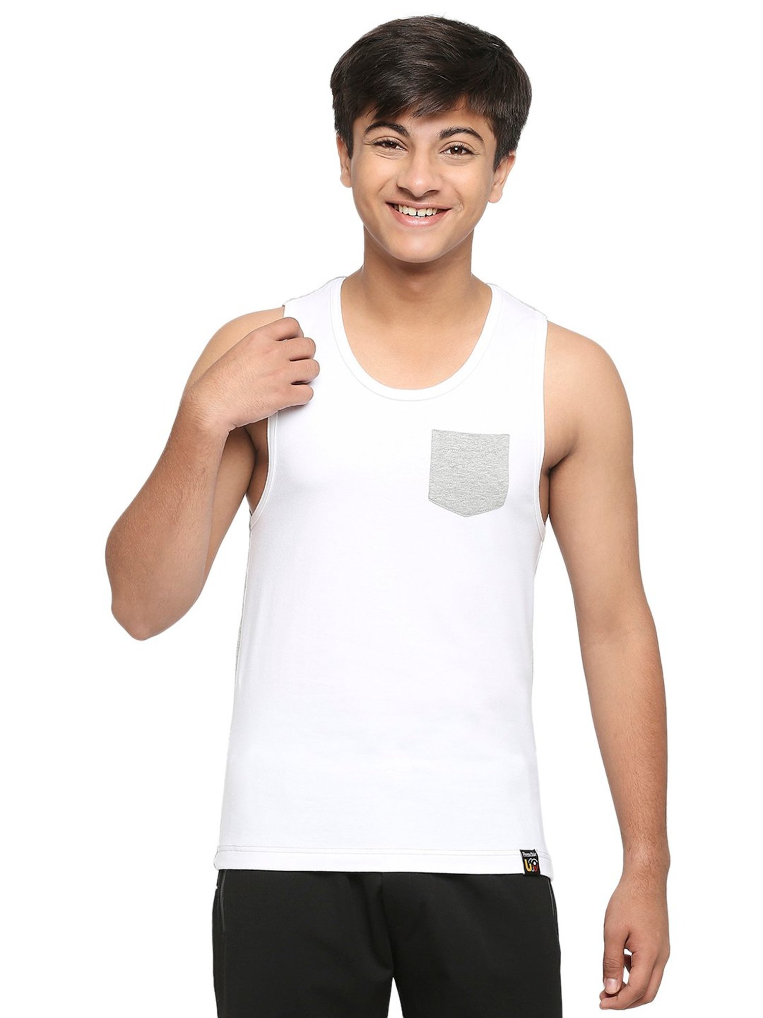 Dyca Boys Assorted Printed Vest (Pack Of 4)