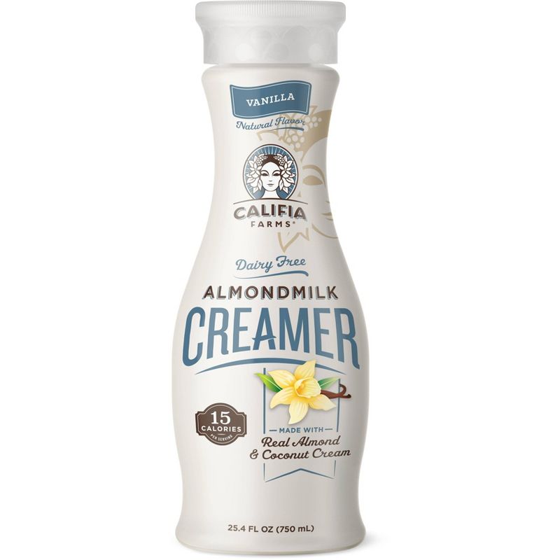 Califia Farms Dairy-Free Vanilla Almond Milk Creamer - 25.4 fl oz