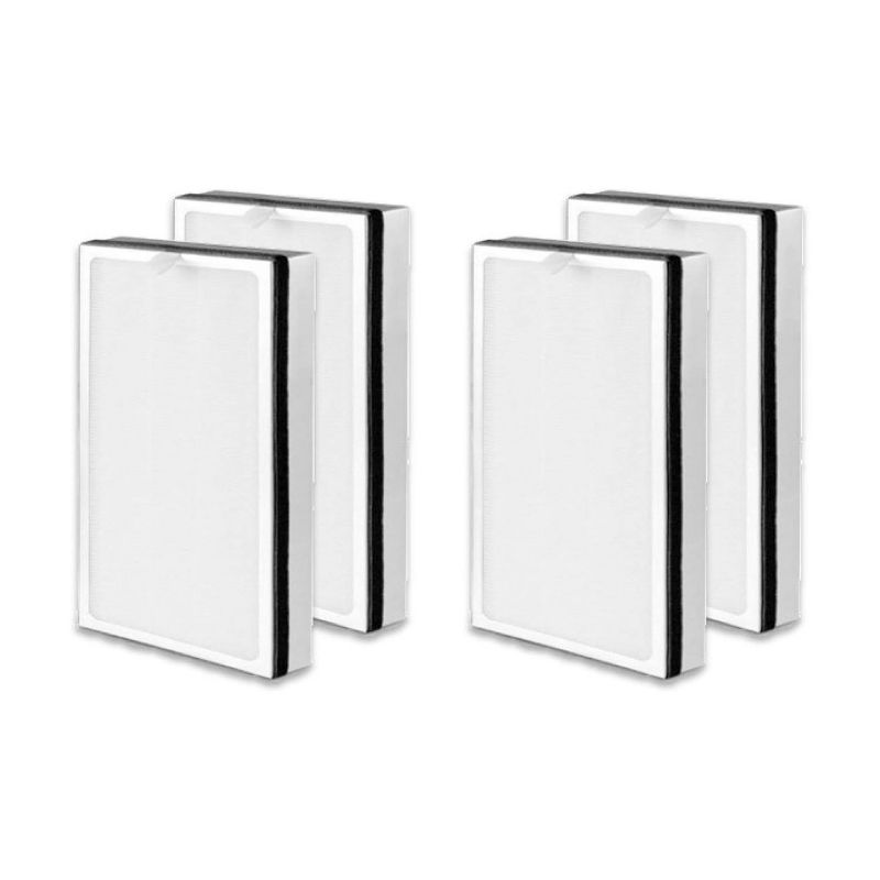 Medify Air MA-15 Indoor Home Air Purification System Medical Grade H13 HEPA Carbon Activated Replacement Air Filter Set (4 Pack)