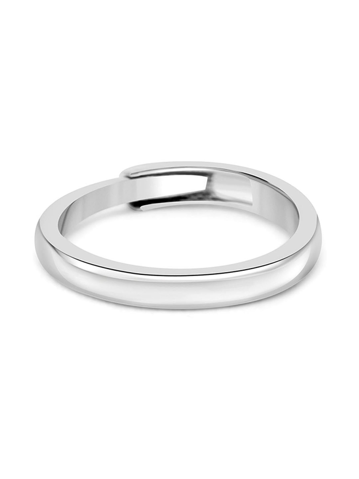 March by FableStreet 92.5 Sterling Silver Timeless Love Couple Casual Ring