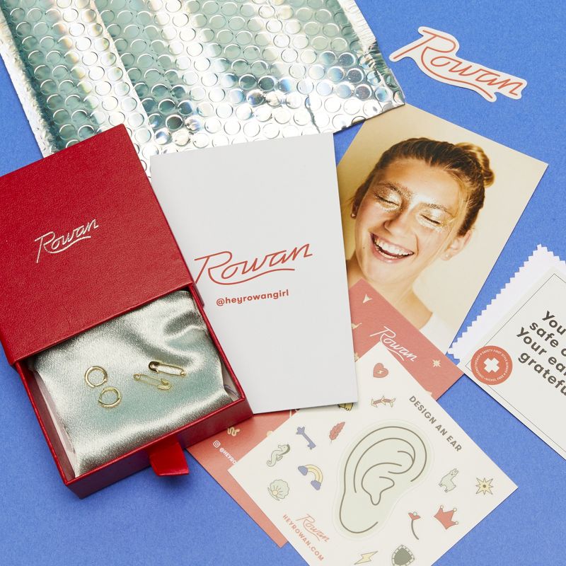 Rowan Neon Enamel Heart Stud Earrings