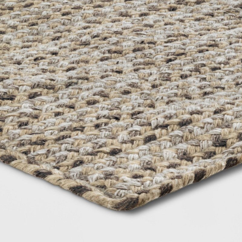 2'X3' Geometric Design Braided Accent Rug Gray - Project 62™