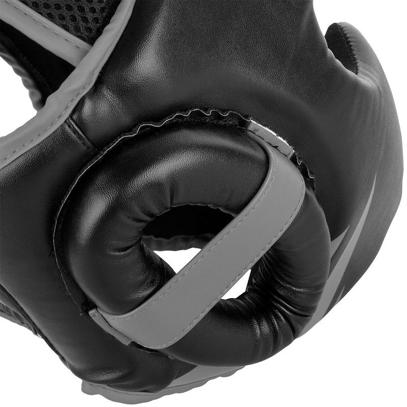 Venum Challenger 2.0 Skintex Leather MMA Training Headgear - Black/Gray