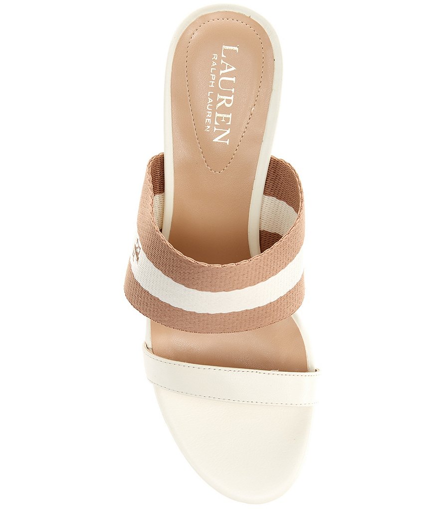 Lauren Ralph Lauren Whitfield Block Heel Dress Mules