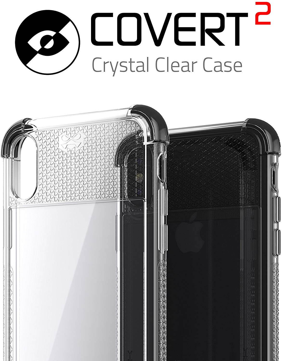 Moshi Vitros Clear Case for iPhone 11 - For Apple iPhone 11 Smartphone - Clear, Raven Black - High Gloss