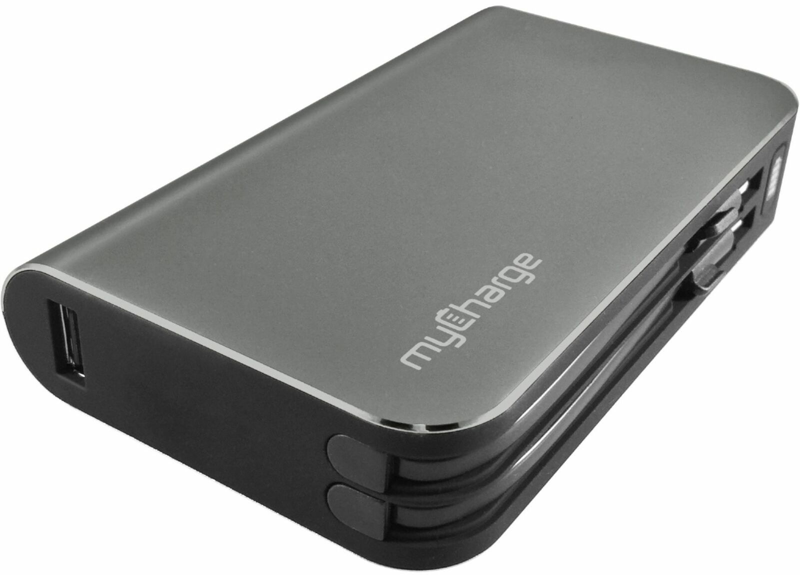 myCharge - HUB Turbo 10,050 mAh Portable Charger for Most Mobile Devices - Gray