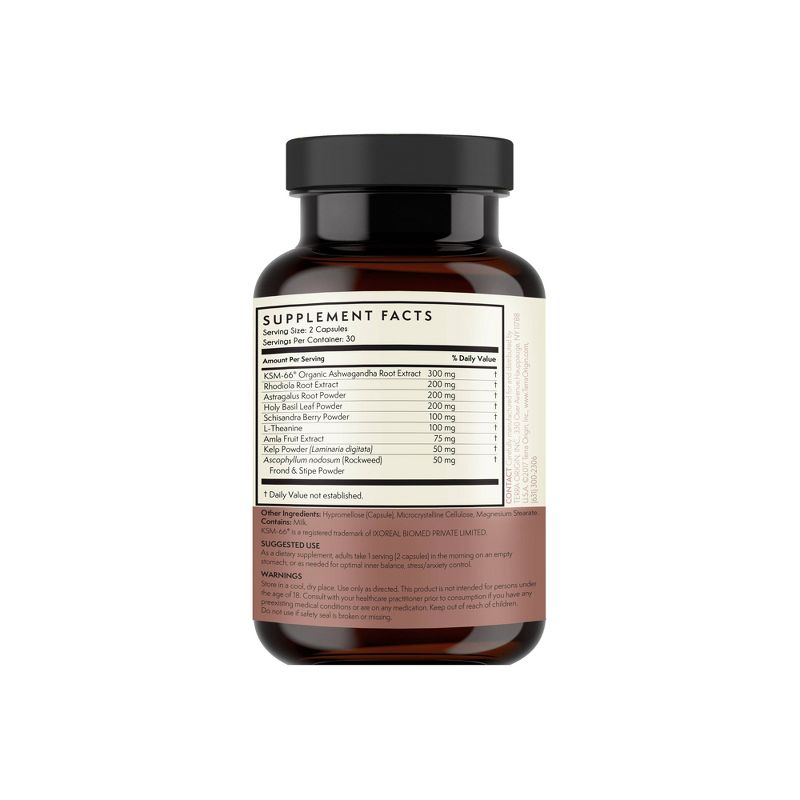 Terra Origin Inner Balance Capsules - 60ct