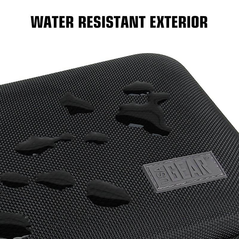 Hard Case Electronic Organizer Travel Case 7.5 Inch with Weather Resistant Exterior and Large Mesh Accessory Pocket - Compatible with Garmin GPS, Chargers, Hard Drives and More Electronics