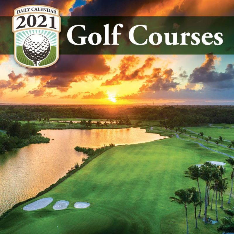 Turner Licensing,  Golf Courses Desk Calendar 2021