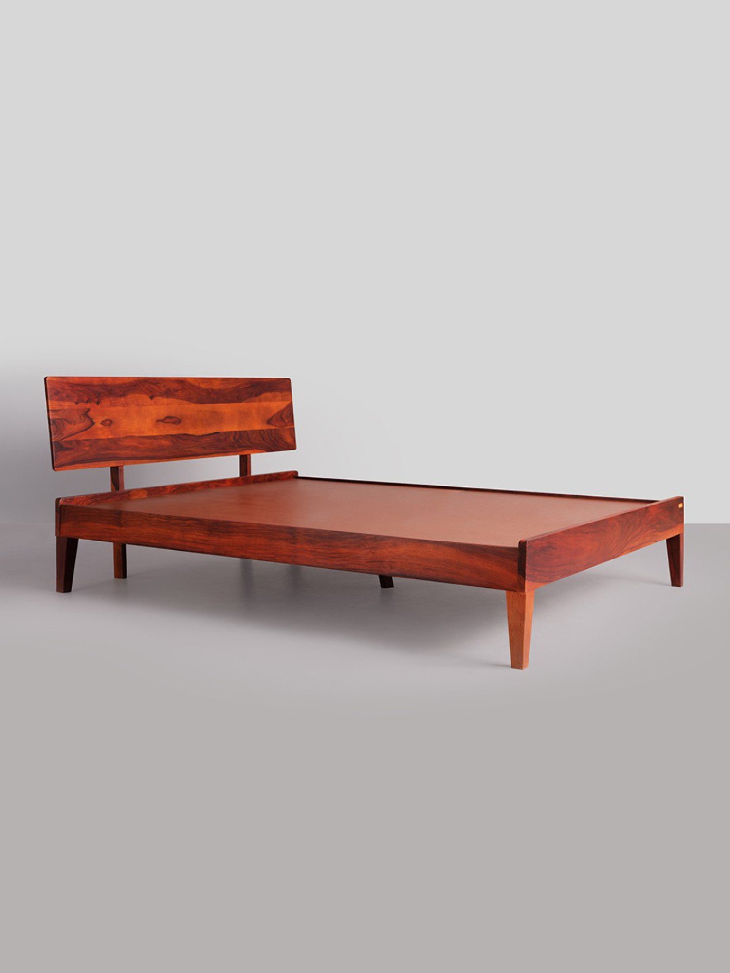 Sleepyhead G Honey Brown Sheesham Wood Queen Size Bed