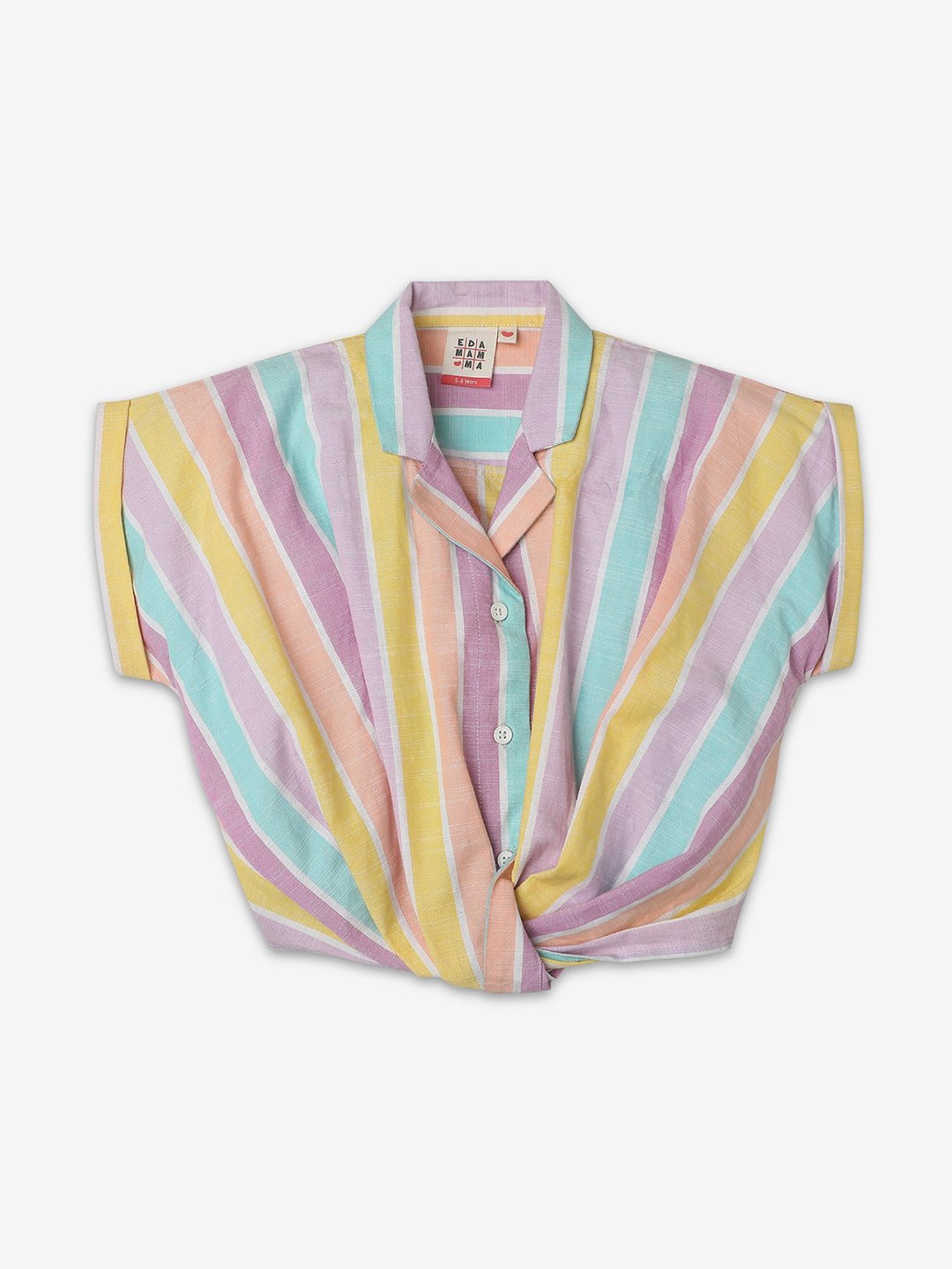 Kidsville Green Cotton Printed T-Shirt