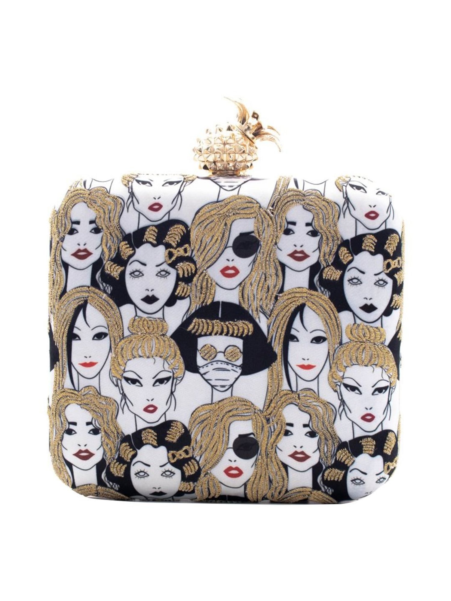 Sugarcrush Multicolor Silk Clutch