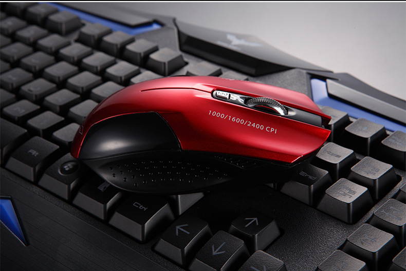 2400DPI Havit Magic Hawk X3 Wireless 6 Buttons Usb Optical Gaming PC Mouse Mice White