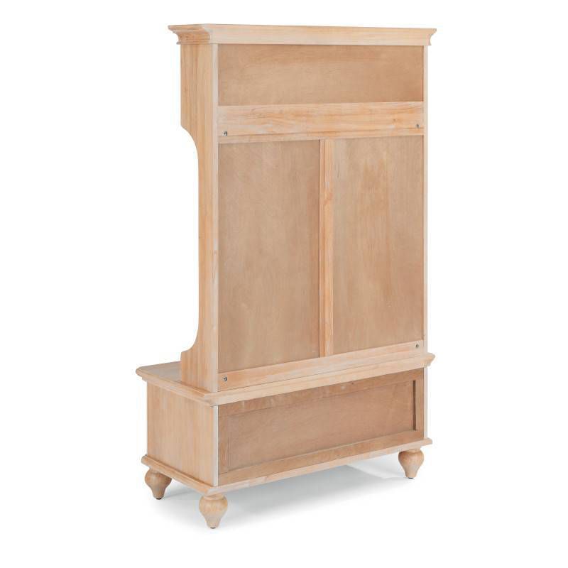 Cambridge Hall Tree White Washed - Home Styles