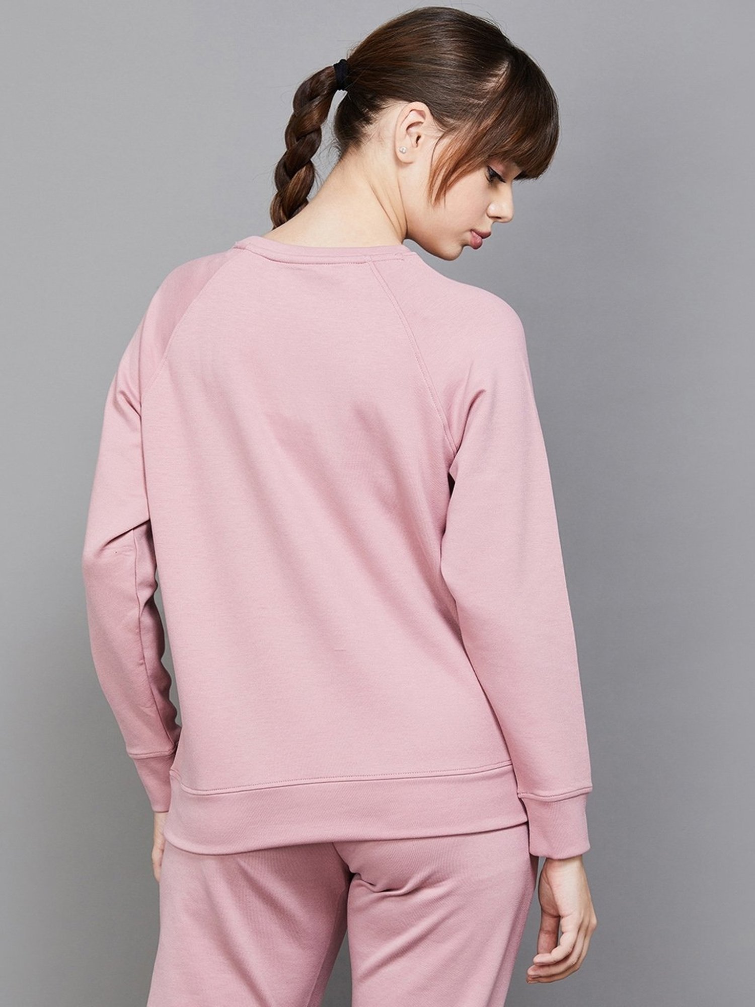 KAPPA Pink Printed Sports Sweatshirt