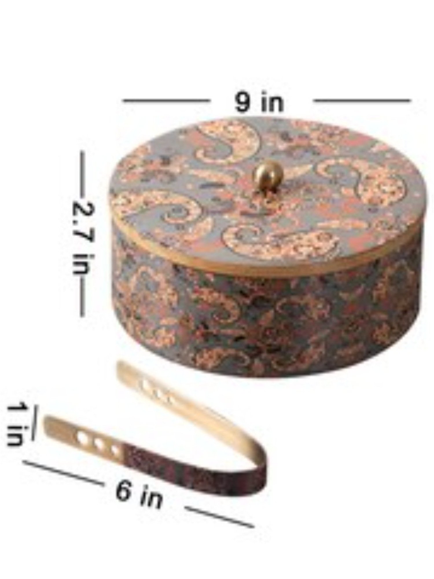 FnS Elantra Silver Stainless Steel Casserole With Lid (0.9 L)