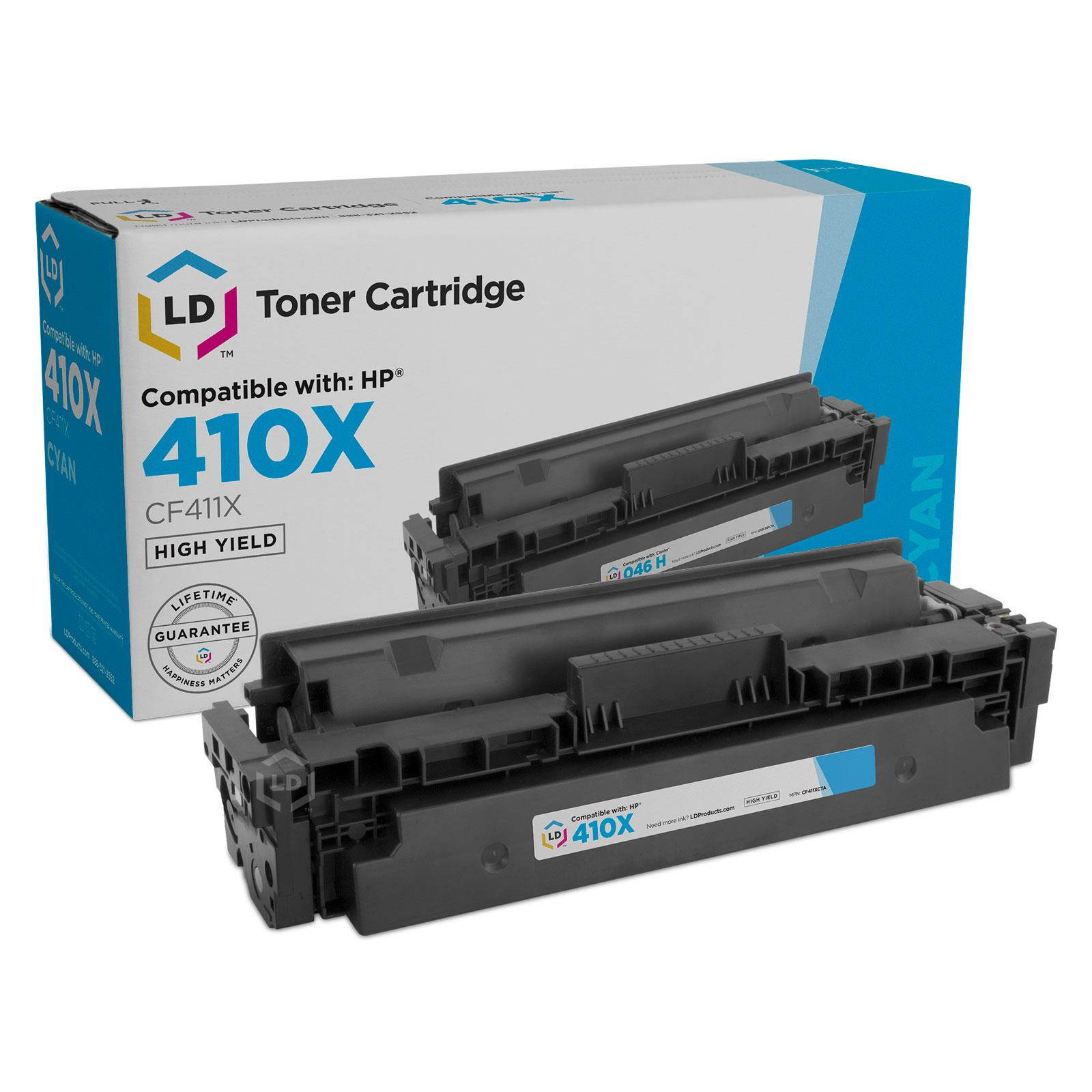 LD Compatible Toner Cartridge Replacement for HP 410X High Yield (2 Black, 1 Cyan, 1 Magenta, 1 Yellow, 5-Pack)