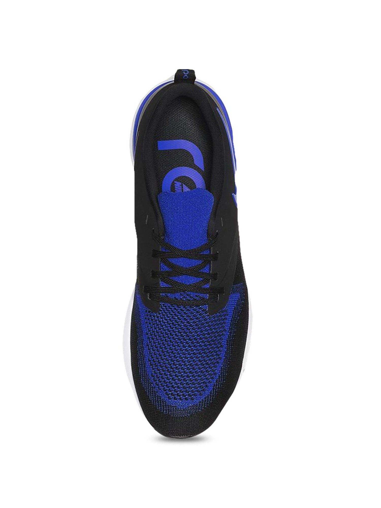 Nike Odyssey React 2 Flyknit Black & Blue Running Shoes