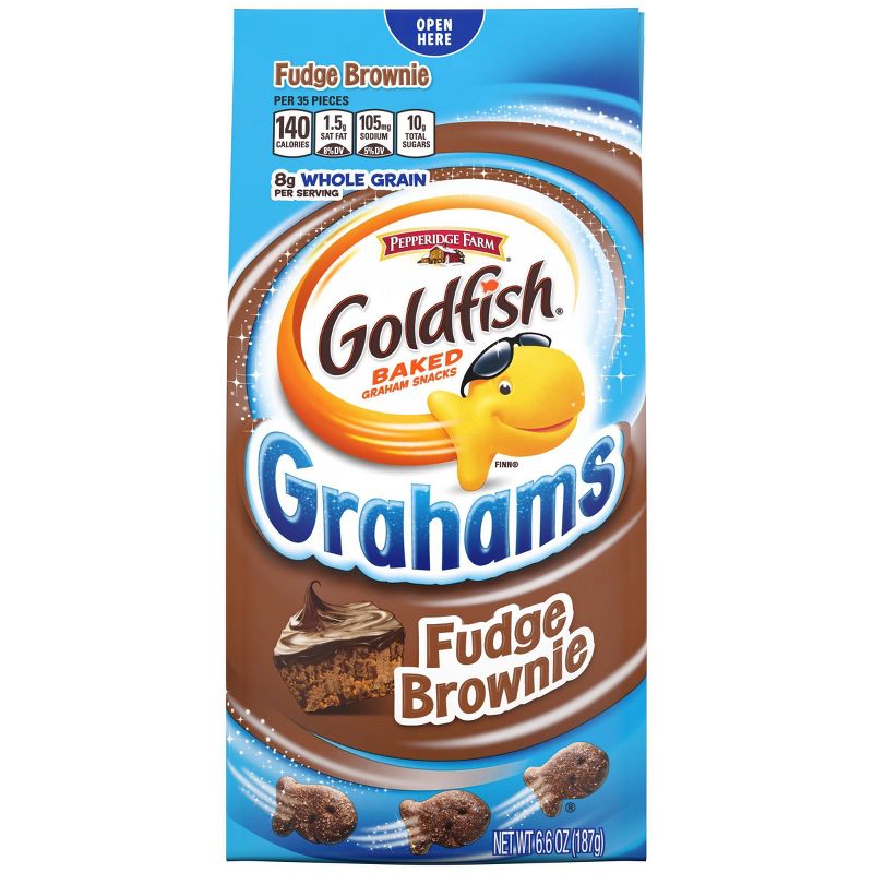 Pepperidge Farm Goldfish Fudge Brownie Grahams Snacks - 6.6oz