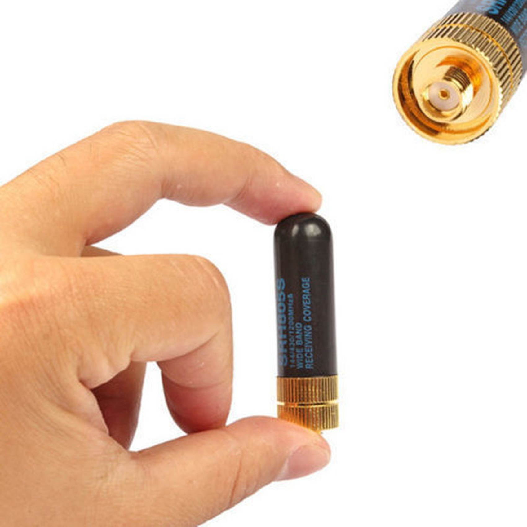 10 PCS Dual Band UHF+VHF SRH805S SMa Female Antenna with NA-805 SMA Female Dual Band Short Nagoya Antenna