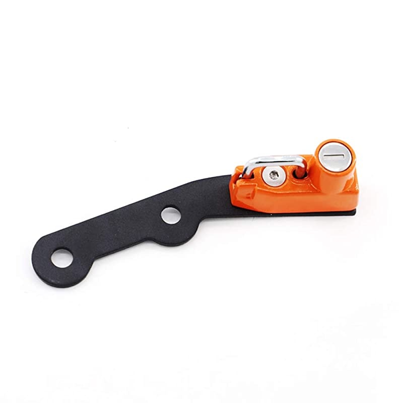 Helmet Lock for Yamaha XSR900 2015-2016 MT-09 2013-2017 FZ-09 2013-2017 FJ-09 2013-2017 - Orange