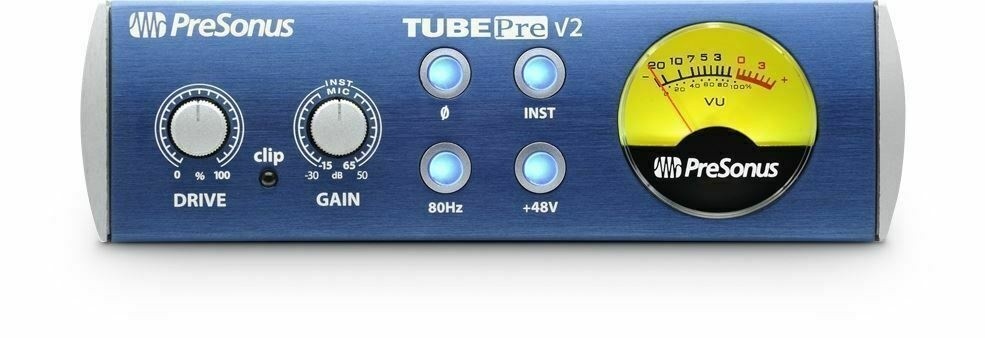 TubePre V2 Vacuum Tube Preamp + DI Direct Box, For Recording/Live Sound