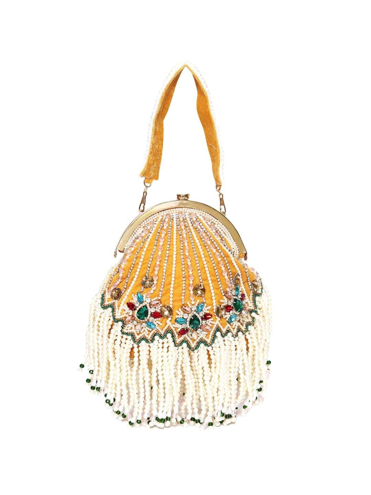 Call It Spring Silver Embellished Potli