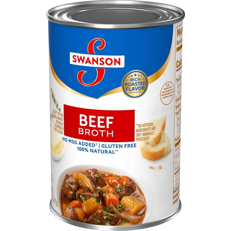 Swanson 100% Natural Beef Broth 14.5oz
