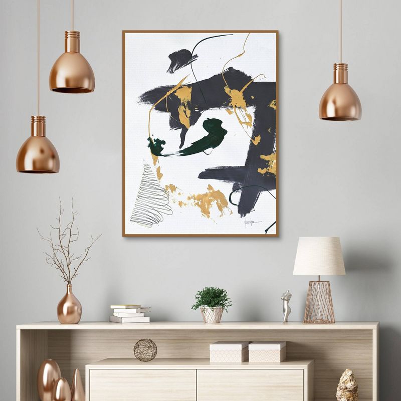 30" x 40" Mind Games 1 by Dan Houston Framed Canvas Art Print - Masterpiece Art Gallery