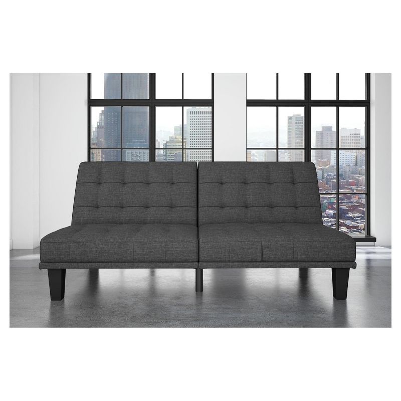 Dexter Futon Lounger Gray - Dorel Home Products