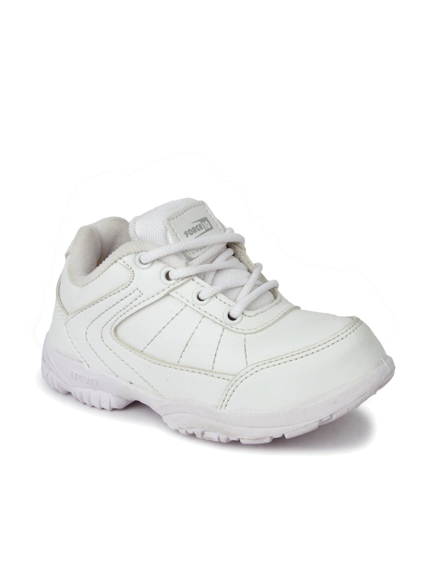 Prefect By Liberty Kids White School Shoes